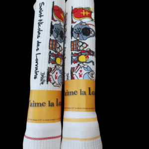 Torchon nid d’abeille Saint Nicolas